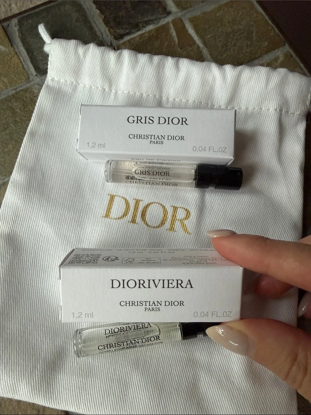 Christian Dior Gris Dior & Dioriviera Sample Set NIB